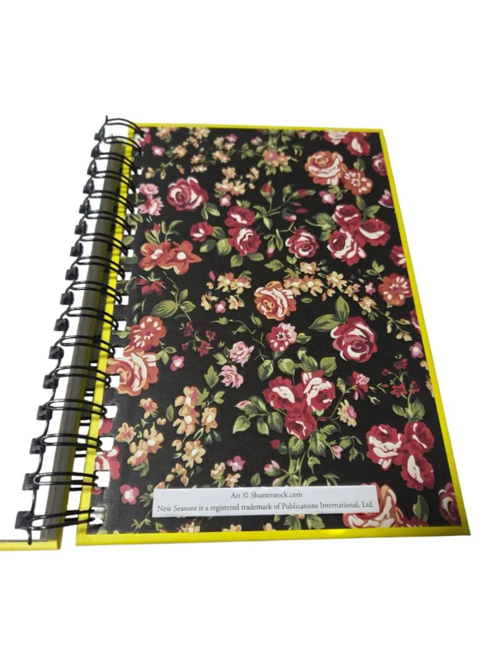 Bad Ass Journal Your Amazing Life Yellow Spiral Hardcover Notebook Diary 8.5 X 6
